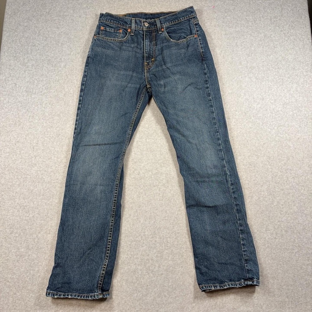 Levis 527 Jeans Mens 32x31 Blue Bootcut Medium Wash Denim WaterLess Pants